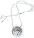 Romantic Valentines Gift Sterling Silver Pendant 1.5 Inches