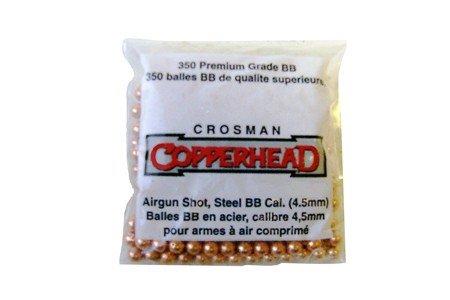 Copperhead 350 copper coated BBs in a bag