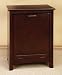 Contemporary Style One-Drawer Wood CLOTHES CABINET in Cherry Finish