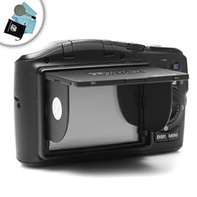 Fold N' Go LCD Hood Sun Shade and Hard Screen Protector for Pentax K-30 , Canon , Nikon , Sony and More DSLR Cameras with a 3.0 LCD Screen **Includes Camera Cleaning Kit! **