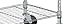 Honey-Can-Do SHF-01607 Urban rolling cart, chrome, 2-Shelf