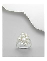 White (Natural) CZ Ring In 92.5 Sterling Silver