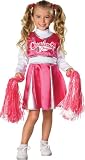 Toddler Pink Cheerleader Girl Costume (Size:2-4T)