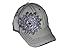 Olive & Pique Women's Stitch Rhinestone Flower Trucker Cap