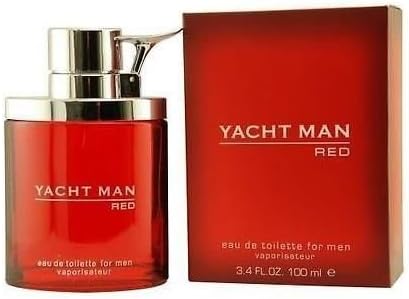 Yacht MAN RED Myrurgla Cologne for Men 3.4 Oz NEW in BOX