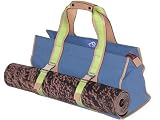 Canvas Yoga Mat Tote by Plank - Blue -