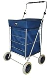 Patterson Medical 50 × 33 × 33cm Star and Navy Shopping Trolley