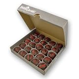 Raspberry Truffles in Dark Chocolate - 25 Piece Bulk Box - by Dilettante