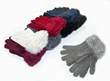 Ladies Chenille Stretch Glove by CTM