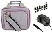 Pcms 2n1 Combo - Asus Eee Pc Seashell 1008ha-pu17-wt 10.1-inch Netbook Carrying Bag With Ac Adapter Wall Charger - Pinn Series Lavender / Magenta