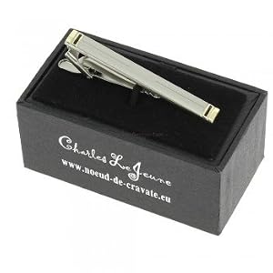 Clj Charles Le Jeune - pince à cravate couleur argent_800114