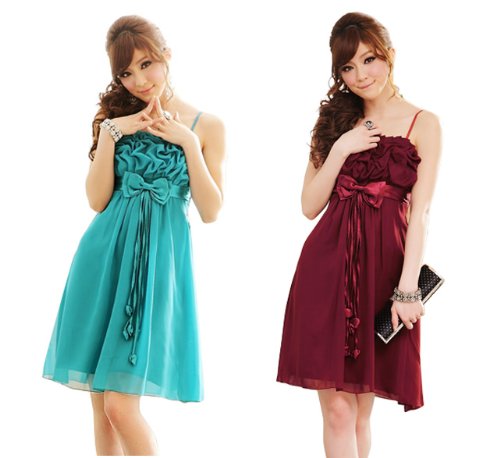 Chiffon Cocktailkleid 8316