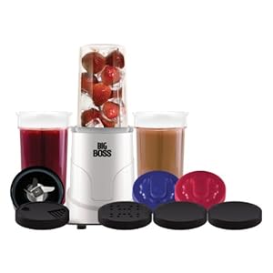 Big Boss Multi Blender The 15-Piece Hi Speed 300-Watt Personal Countertop Blender Mixing System