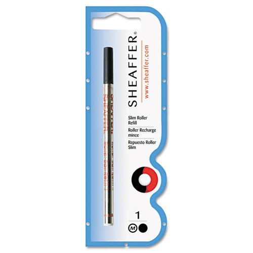 Sheaffer Slim Roller Ball Refill, Black, Medium Point, Each - 97535