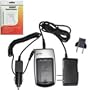 HQRP Battery Charger for Panasonic AG-DVC7, AG-DVC15, AG-DVX100, AG-DVX1000, NV-C2, NV-C3, NV-C5 Camcorder Replacement plus LCD Screen Protector