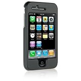 Black RUBBER FEEL Crystal Snap-On Cover Hard Case Cell Phone Protector with Clip for Apple iPhone 3G i-phone