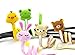 Eshop Cute Cable Tie 5-pc[ Frog,pink Rabbit, Poult,bears ,] Cord Organizer Earphone Wrap Winder/ Fixer Holder/cord Manager/cable Winder