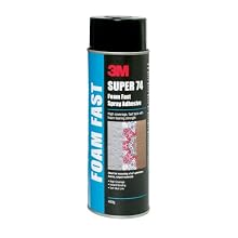 3M 74-Clear FoamFast Spray Adhesive 16.9-Ounce