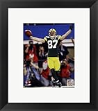 Jordy Nelson Touchdown Celebration from Super Bowl XLV Framed Photo, Size 14.75 X 16.75