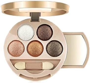 5 color eyeshadow palette make up radiant glitter eye shadow cosmetics 5g