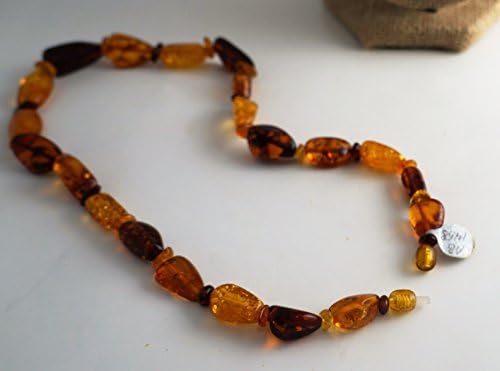 Russian Baltic Honey and Cherry Amber Necklace 19"