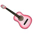 Pink Half Size Acoustic Starter Guitar 32" No Pickguard