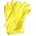 Ansell FL 87-198 Light Duty Latex Glove, Chemical Resistant, 12" Pinked Cuff, 12" Length
