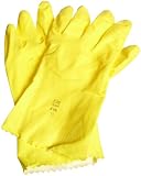 Ansell FL-198 Light Duty Natural Rubber Unsupported Flock-Lined Latex Size 10 (XL) Gloves (Pack of 12)