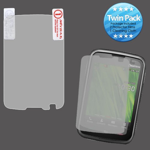 MYBAT PNP6030LCDSCPRTW LCD Screen Protector for Pantech Renue P6030 - Retail Packaging - Twin Pack