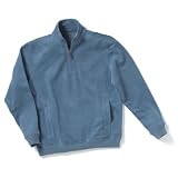 Sueded Fleece Quarter-Zip Sweatshirt