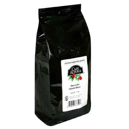 Café Altura Organic Coffee, Peruvian, Whole Bean, 32-Ounce Bag by Café Altura