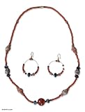 Bead jewelry set, 'A Special Woman'