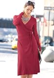 Jessica London Plus Size Wrap Dress With Lace Sleeves