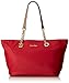 Calvin Klein Florence Dressy Nylon East/West Chain Top Zip Tote