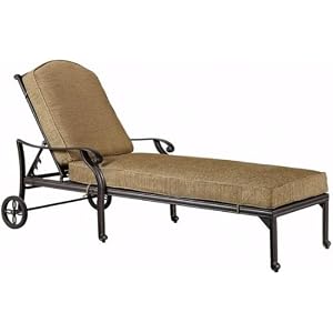 Charleston Chaise Lounge, 29Hx38Wx82D, BRONZE by