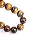 Tiger Eye Gem Beads Tibetan Buddhist Prayer Mala Bracelet with Free Bag