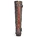 Brinley Co. Womens Regular and Wide-Calf Knee-High Studded Riding Boot