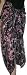 Ladies Long Black, Pink & Gray Floral Swimsuit Sarong Pareo Cover up OS