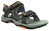 Merrell Mens River View Sport Granite Grey Dual Velcro Strap Sandals