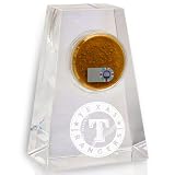 Steiner Sports Texas Rangers Tapered Crystal Paperweight