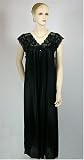 Shadowline Long Gown with Soft Stretch Lace Bodice