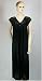 Shadowline Long Gown with Soft Stretch Lace Bodice Nightgown