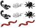 LEGO Creepy Crawlers – Genuine LEGO Building Accessories, Scorpion, Rat, Spider, Snake – 8 Pieces Total!