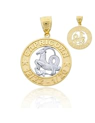 Gold Capricorn Zodiac Charm, 10k