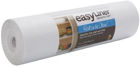 Duck Brand 855145 Smooth Top Easy Liner Non-Adhesive Shelf Liner, 12-Inch x New