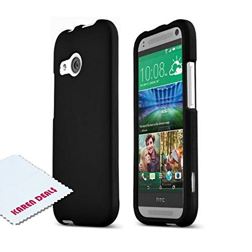 HTC One Remix Case, [Black] Slim Grip Rubberized Hard Plastic Case for HTC One Remix (2014)
