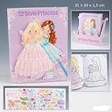 My Style Princess Malbuch mit Malvorlagen und Sticker Princess Mimi Lissy und Nelly 8253