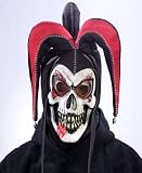 Halloween Masks Scary Bloody Clown Juggalo Evil Court Jester Full Head Haunted House Costume Mask