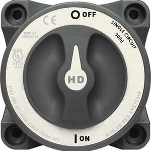Blue Sea Systems 3000 HD-Series Battery Switch Single Circuit ON/OFF