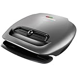 George Foreman GR2081HM 5-Serving Classic Plate Grill with Variable Temperature, Platinum